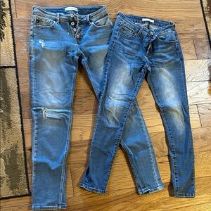 Man-Can Stylish Blue Women's Jeans. Size 7